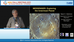 MESSENGER Results Presented at the American Geophysical Union Fall Meeting