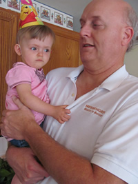 Rick Shelton and his granddaughter, Krystal