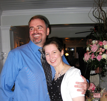 Scott Turner and his girlfriend, Kathy, at a wedding.