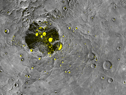 Radar-bright Deposits near Mercury's North Pole