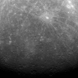 First Image Ever Obtained from Mercury Orbit