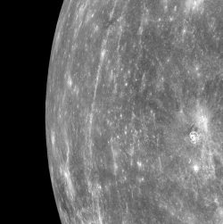 From Orbit, Looking toward Mercury's Horizon