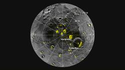 Radar Bright Deposits in Mercury's Polar Craters