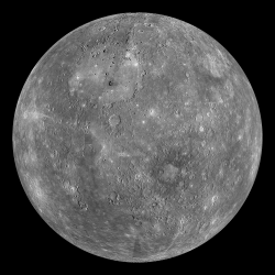 Mercury Globe: 0°N, 180°E