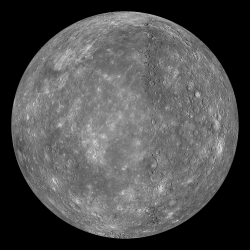 Mercury Globe: 0°N, 270°E