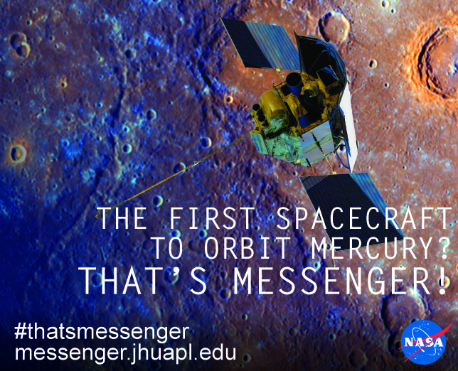 Exploring MESSENGER data through a collection of images under #thatsmessenger